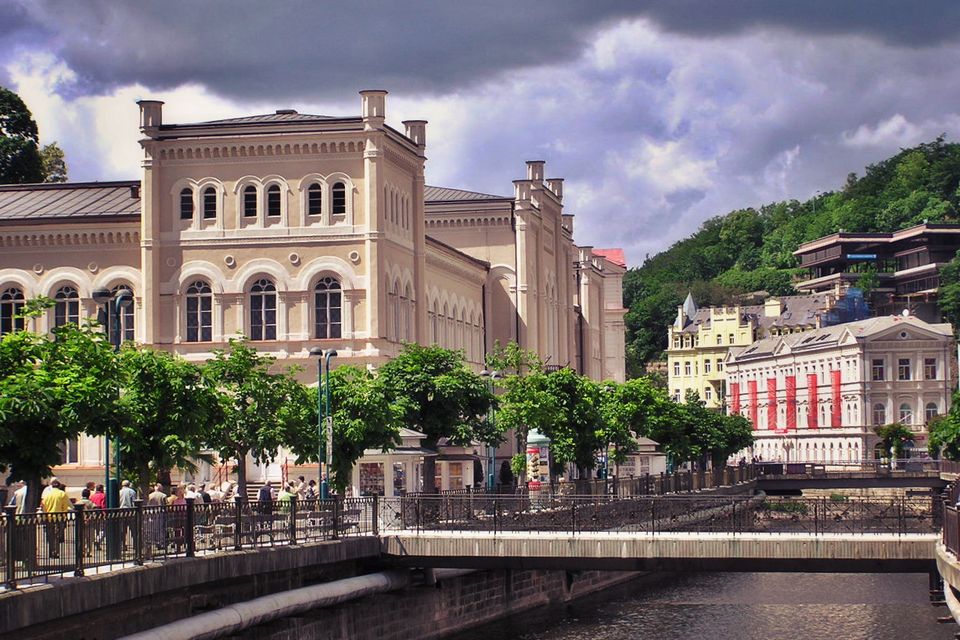 Karlovy Vary Bad river Tepla