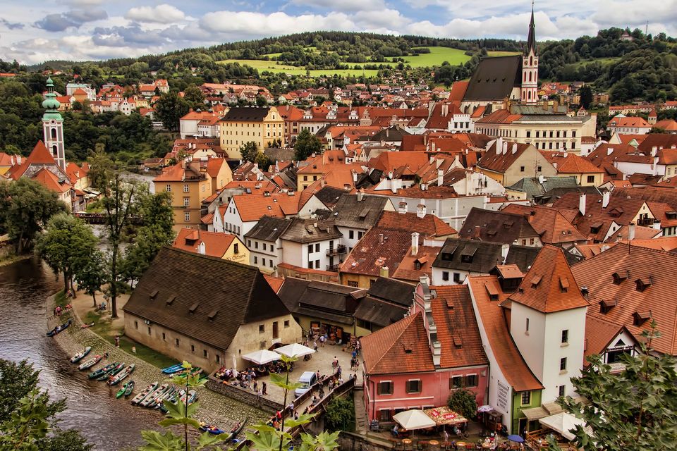 Cesky Krumlov Old Town Latran