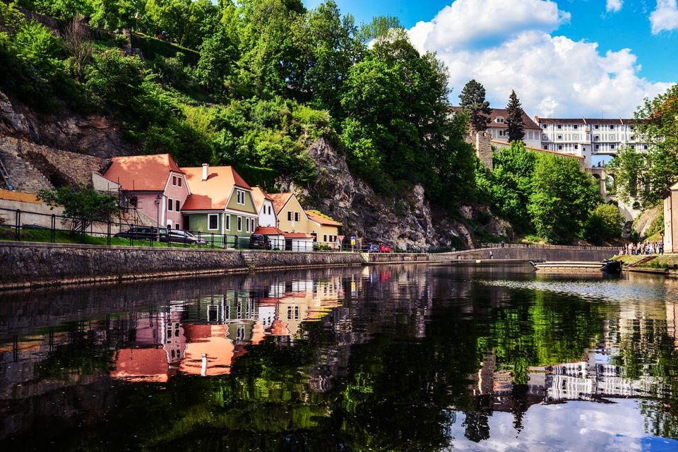 Cesky Krumlov Vltava River