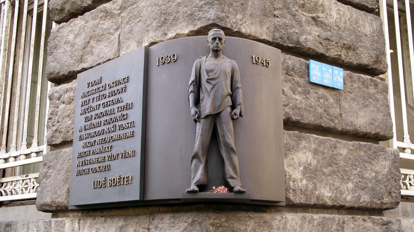 Former Gestapo hq - Czech WW2 resistance memorial